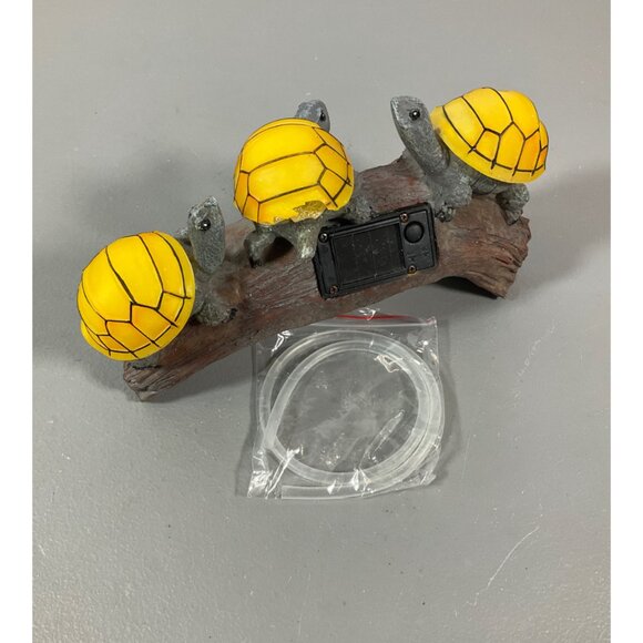 VP Home Solar LED Garden Light - Welcome Turtles on a Rock, Cordless Outdoor Dec - Picture 6 of 6